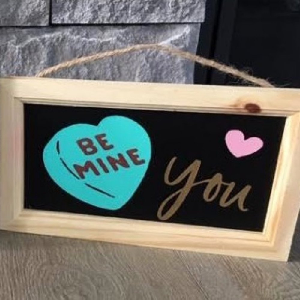 Chalkboard sign